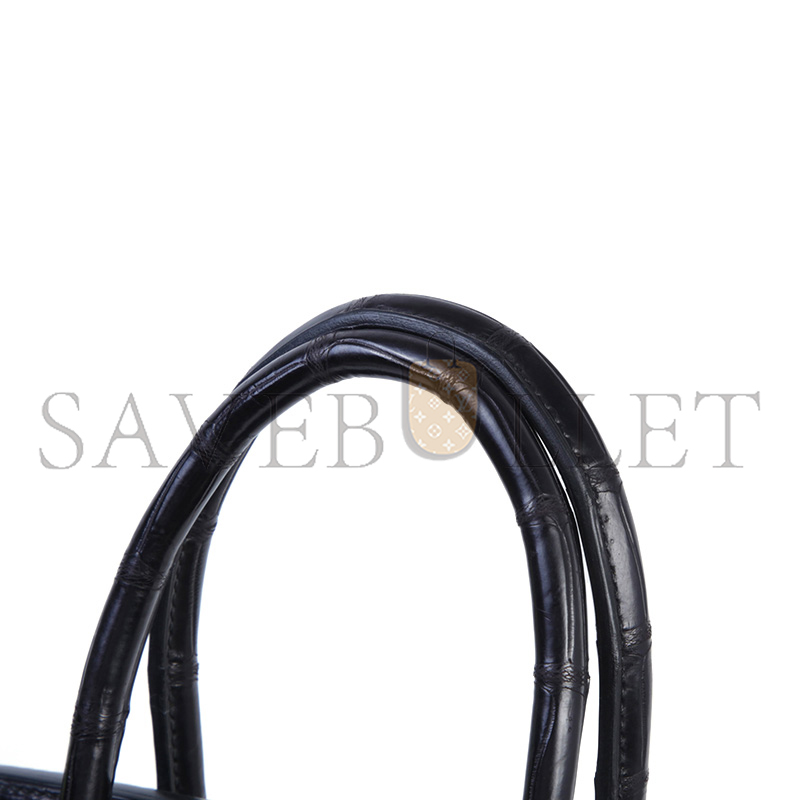 HERMÈS MASTER BIRKIN 35 BLACK MATTE ALLIGATOR PALLADIUM HARDWARE (35*25*18cm)